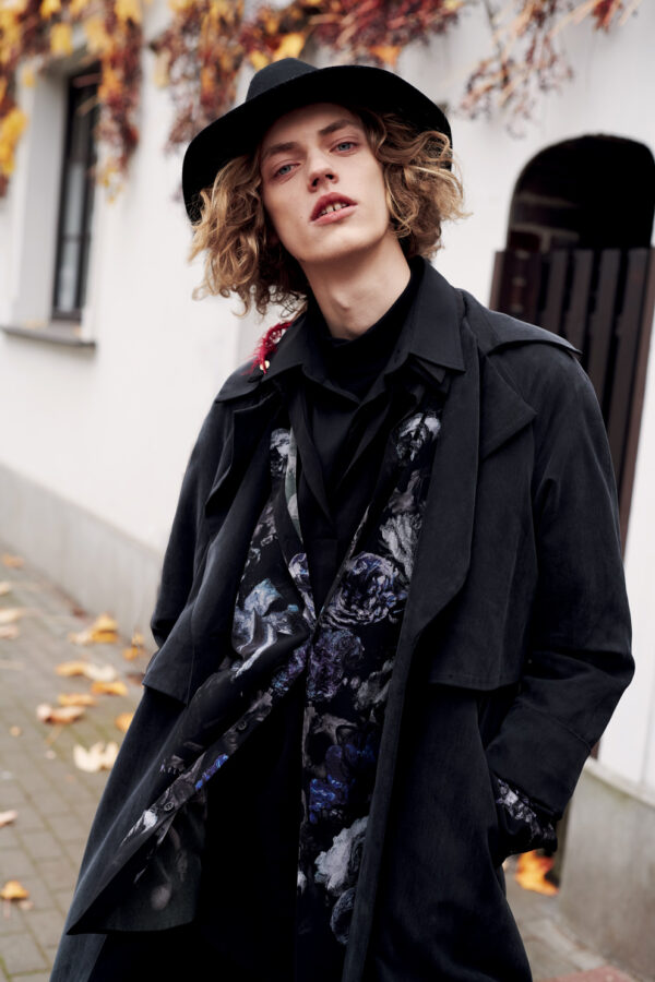 Fashion Editorial for Elle Man with hairstyle by Michal Pasymowski