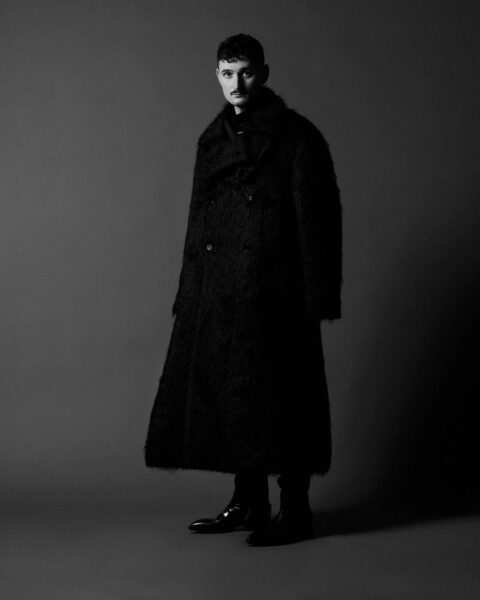 Dawid Podsiadlo for Vogue Poland with hairstyle by Michał Pasymowski