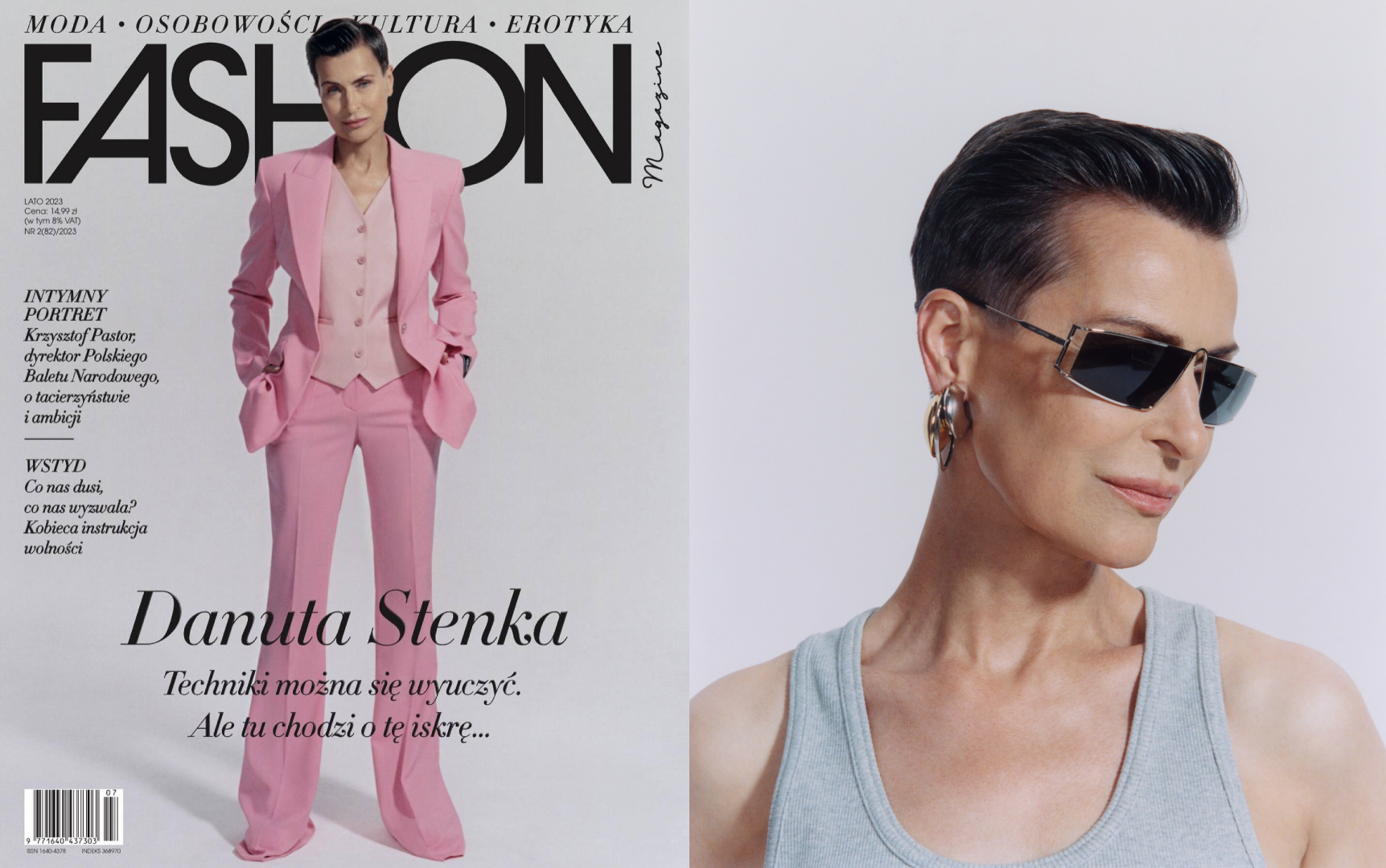 Cover Story for Fashion Magazine with makeup by Lucja Siwek