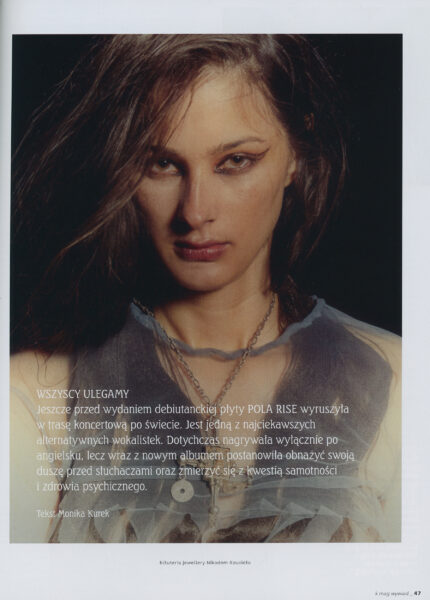 Fashion editorial for K Mag x Pola Rise Magazine photographed by Caroline Grzelak