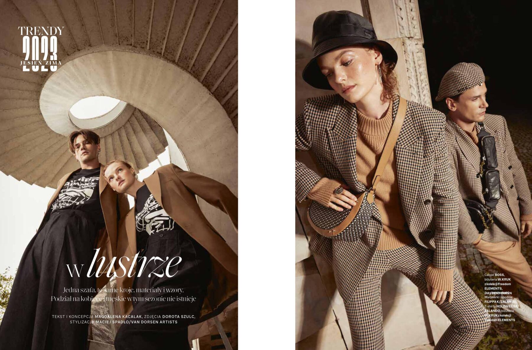 Editorial for Wysokie Obcasy Extra with hairstyle by Delfina Tlalka