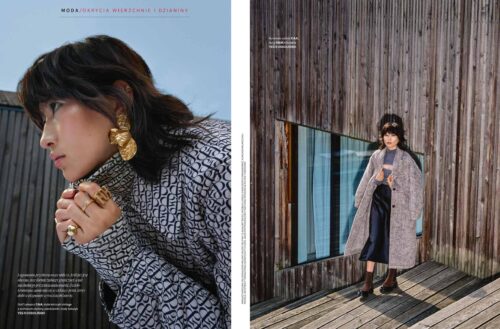 Editorial for Wysokie Obcasy Extra with hairstyle by Delfina Tlalka