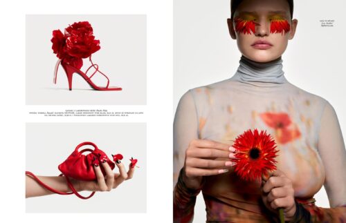 Beauty editorial for VIVA MODA! with makeup by Cincior