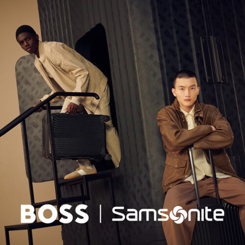Commercial for Boss x Samsonite commercial with makeup by Aga Brudny