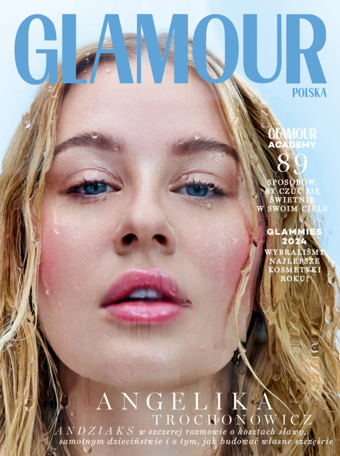 Cover Story for Glamour Magazine x Andziaks, with makeup by Cincior