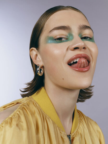 Beauty editorial with makeup by Lucja Siwek