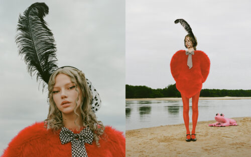 Fashion Editorial for Vogue CS with makeup by Cincior