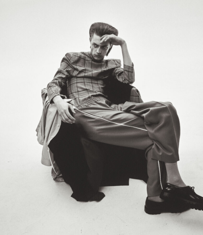 Fashion editorial for GQ Portugal with styling by Ewelona