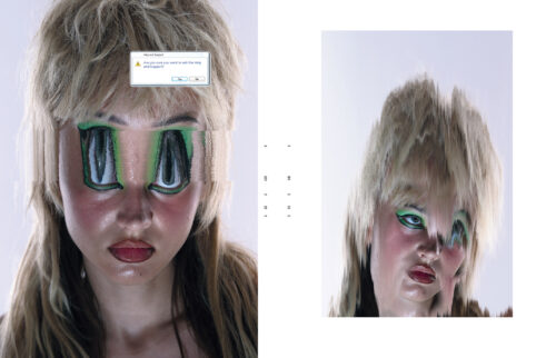 Beauty Editorial for ART FACES Zine photographed by Ala Wesolowska