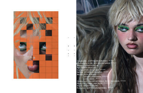 Beauty Editorial for ART FACES Zine photographed by Ala Wesolowska