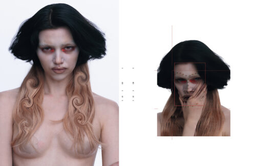 Beauty Editorial for ART FACES Zine photographed by Ala Wesolowska