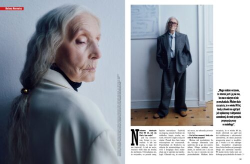 Portrait Editorial for Viva! Magazine photographed by Caroline Grzelak
