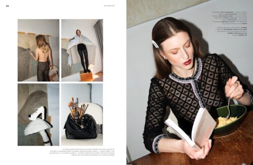 Photographer Ala Wesolowska portrait photoshoot for ART MONITOR
