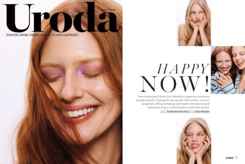 Chanel Beauty editorial for Glamour Magazine photographed by Ala Wesolowska