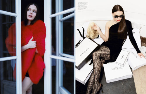 Portrait Editorial for K Mag Magazine with hairstyle by Arkadiusz Ukleja