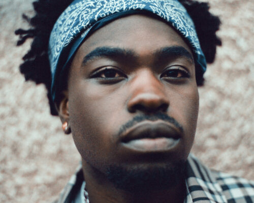 Portrait editorial for Dazed Magazine photographed by Piotr Włochyń