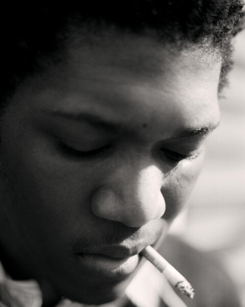 Portrait editorial for Dazed Magazine photographed by Piotr Włochyń