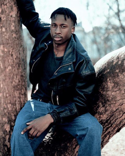 Portrait editorial for Dazed Magazine photographed by Piotr Włochyń