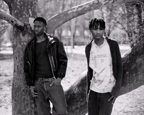 Portrait editorial for Dazed Magazine photographed by Piotr Włochyń