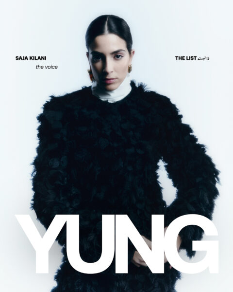 Portrait editorial for Yung Magazine photographed by Caroline Grzelak