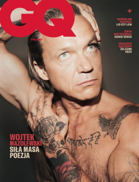 Portrait Editorial for GQ Poland with makeup by Cincior