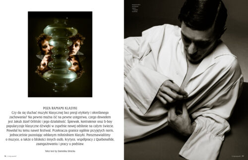 Portrait Editorial for K Mag Magazine with makeup by Cincior