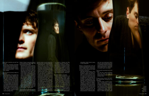 Portrait Editorial for K Mag Magazine with makeup by Cincior