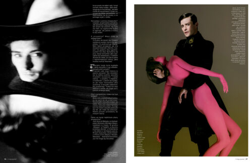 Portrait Editorial for K Mag Magazine with makeup by Cincior