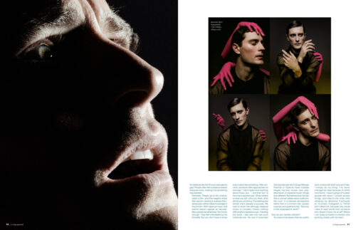 Portrait Editorial for K Mag Magazine with makeup by Cincior