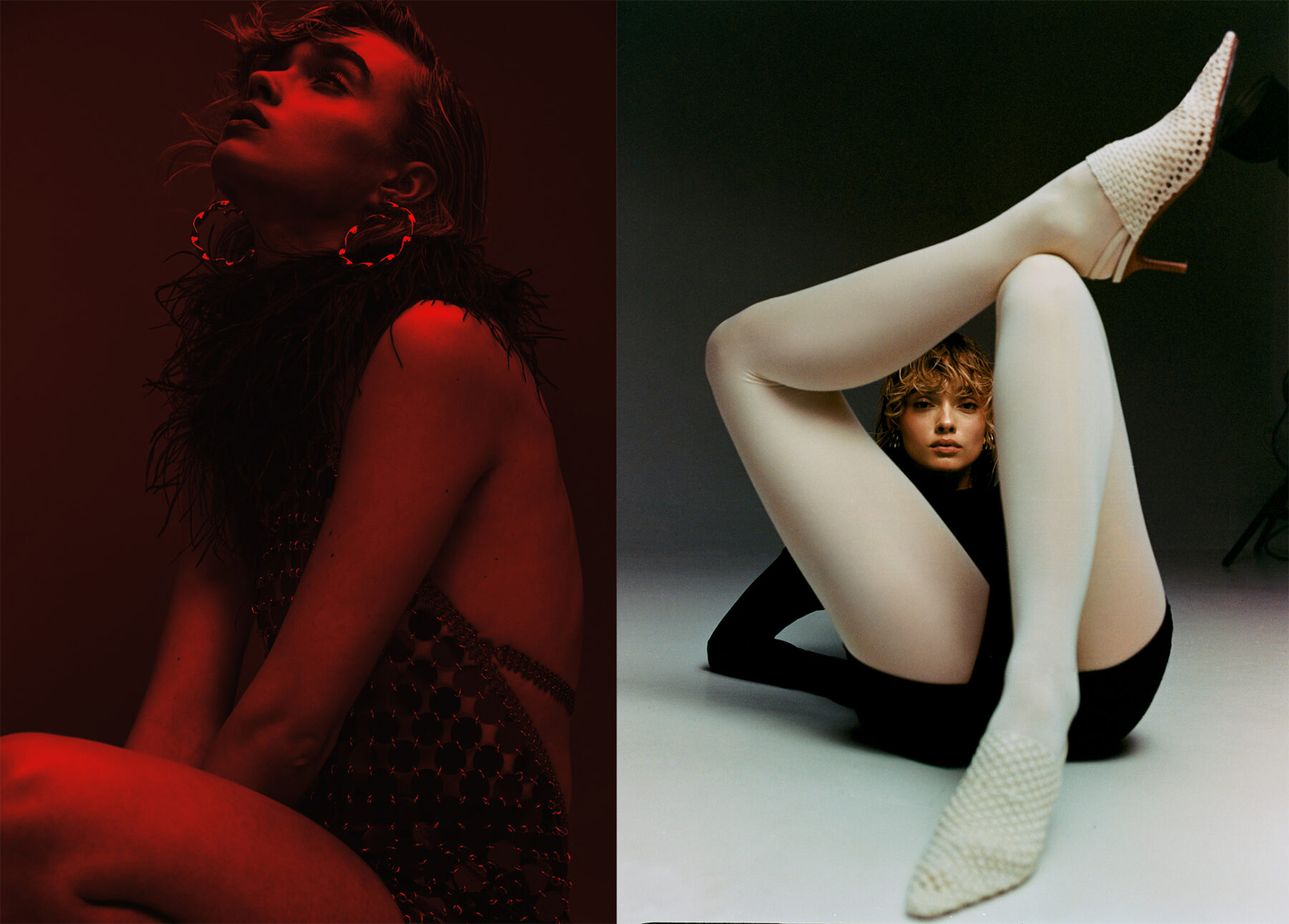 Fashion editorial for K Mag Magazine with styling by Elle Lazarczyk