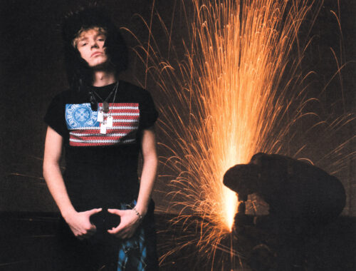 Cover Story for Newonce featuring Artist Wane with styling by Paulina Jaworska