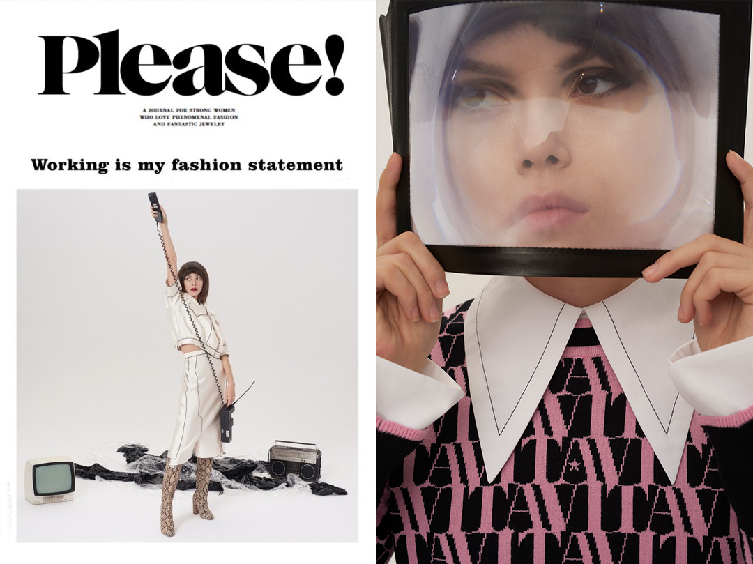 Fashion Editorial for Please Magazine with styling by Ellie Lazarczyk