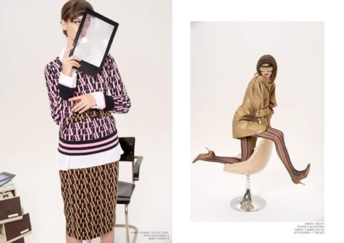 Fashion Editorial for Please Magazine with styling by Ellie Lazarczyk