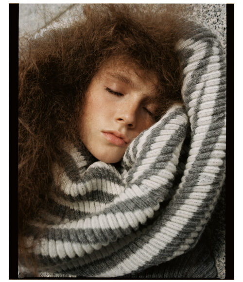 Cover Story for Vogue Portugal with Makeup by Cincior