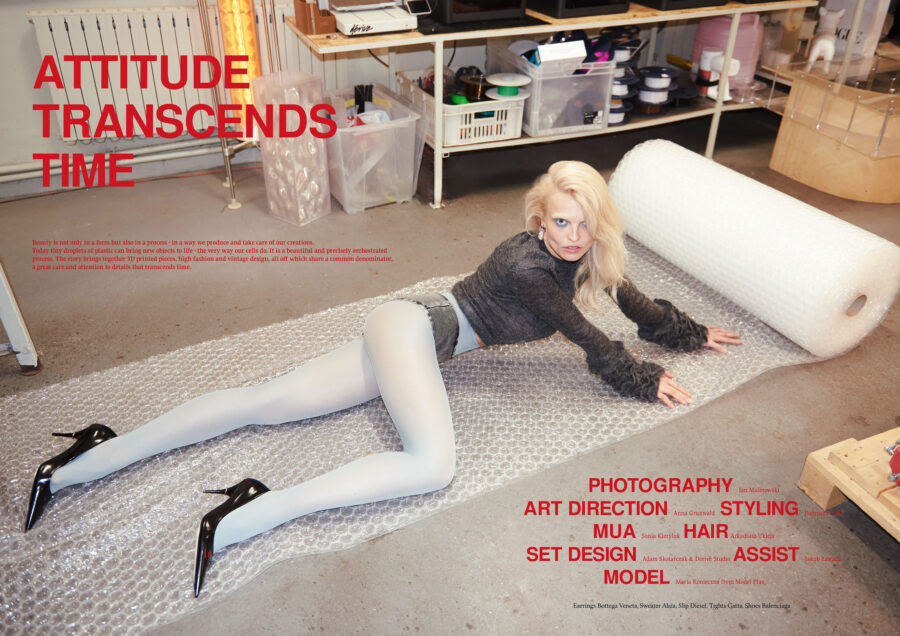 Fashion Editorial for Marle Magazine with hairstyle by Arkadiusz Ukleja