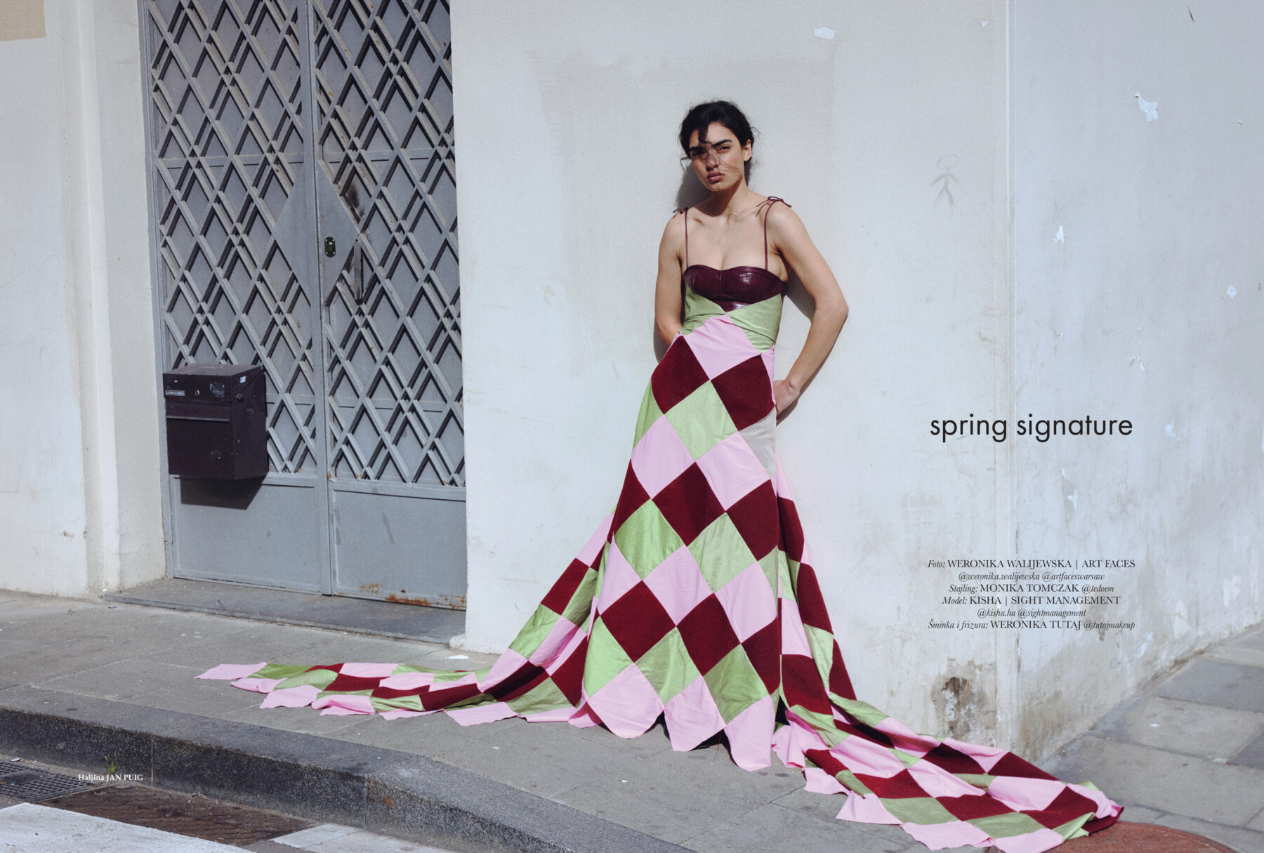 Fashion Editorial for Elle Serbia photographed by Weronika Walijewska