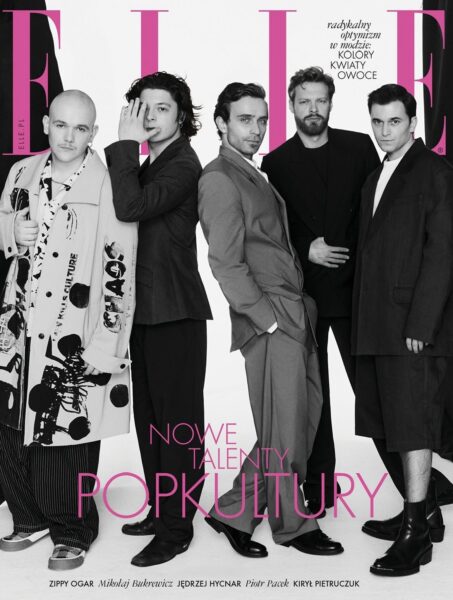 Cover Story for Elle Polska with makeup by Cincior and Hair by Arkadiusz Ukleja