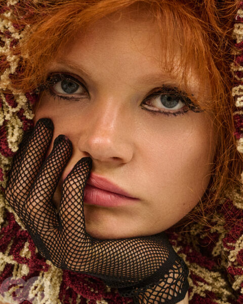 Cover Story for GQ with Sandra Drzymalska, with makeup by Cincior