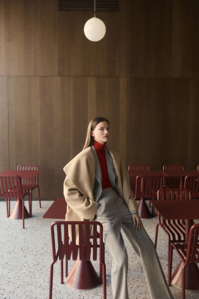 Fashion Editorial for Vogue Polska with Kasia Struss with makeup by Cincior