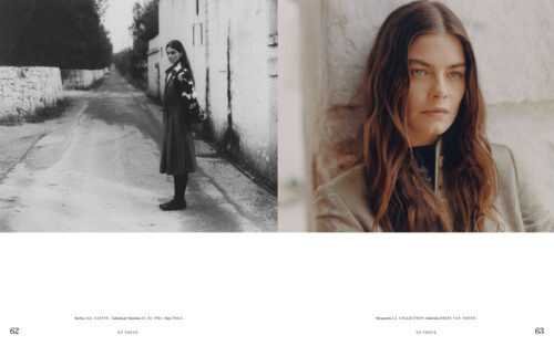 Fashion editorial for Vogue Polska with makeup by Cincior